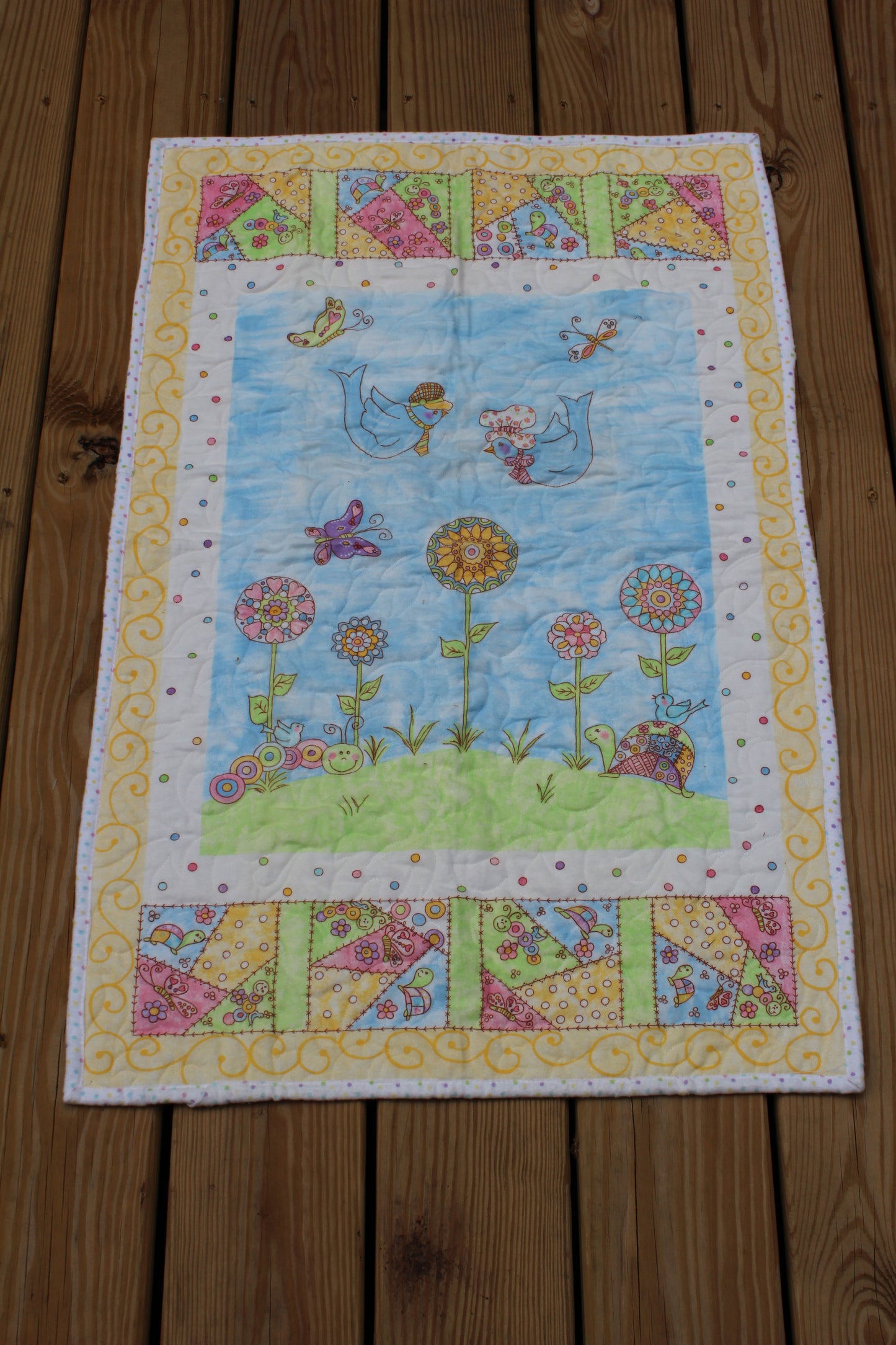 Flower Baby Quilt