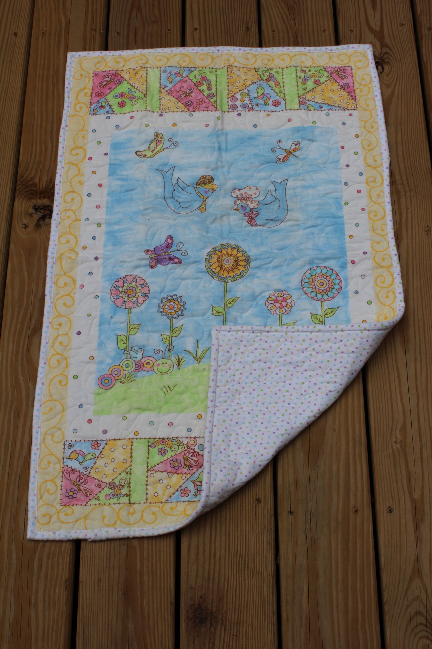 Flower Baby Quilt