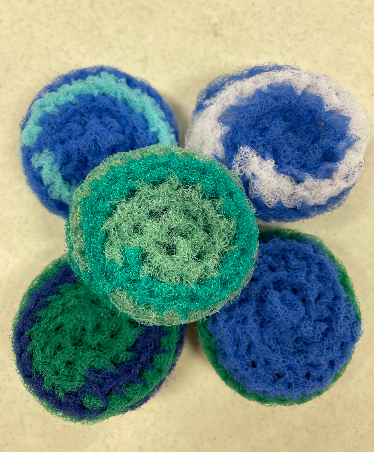Navy & Green Scrubbies