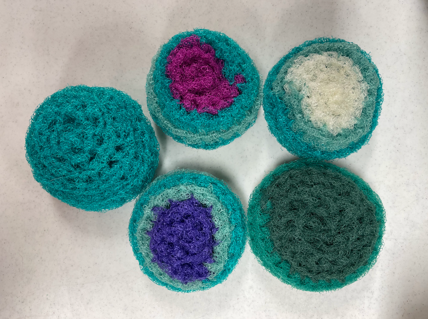 Teal Scrubbies